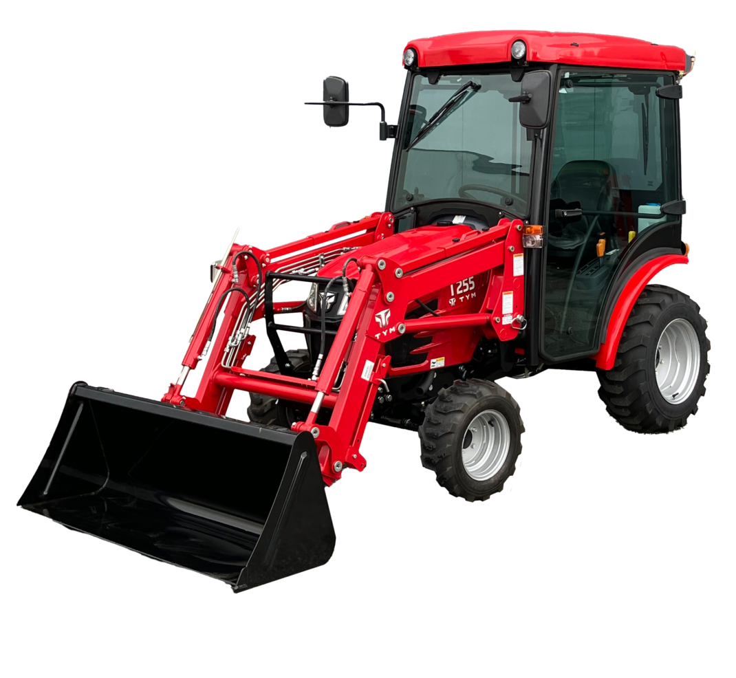 TYM Traktor T 255 mit Komfortkabine und Frontlader TX 25 SL-E