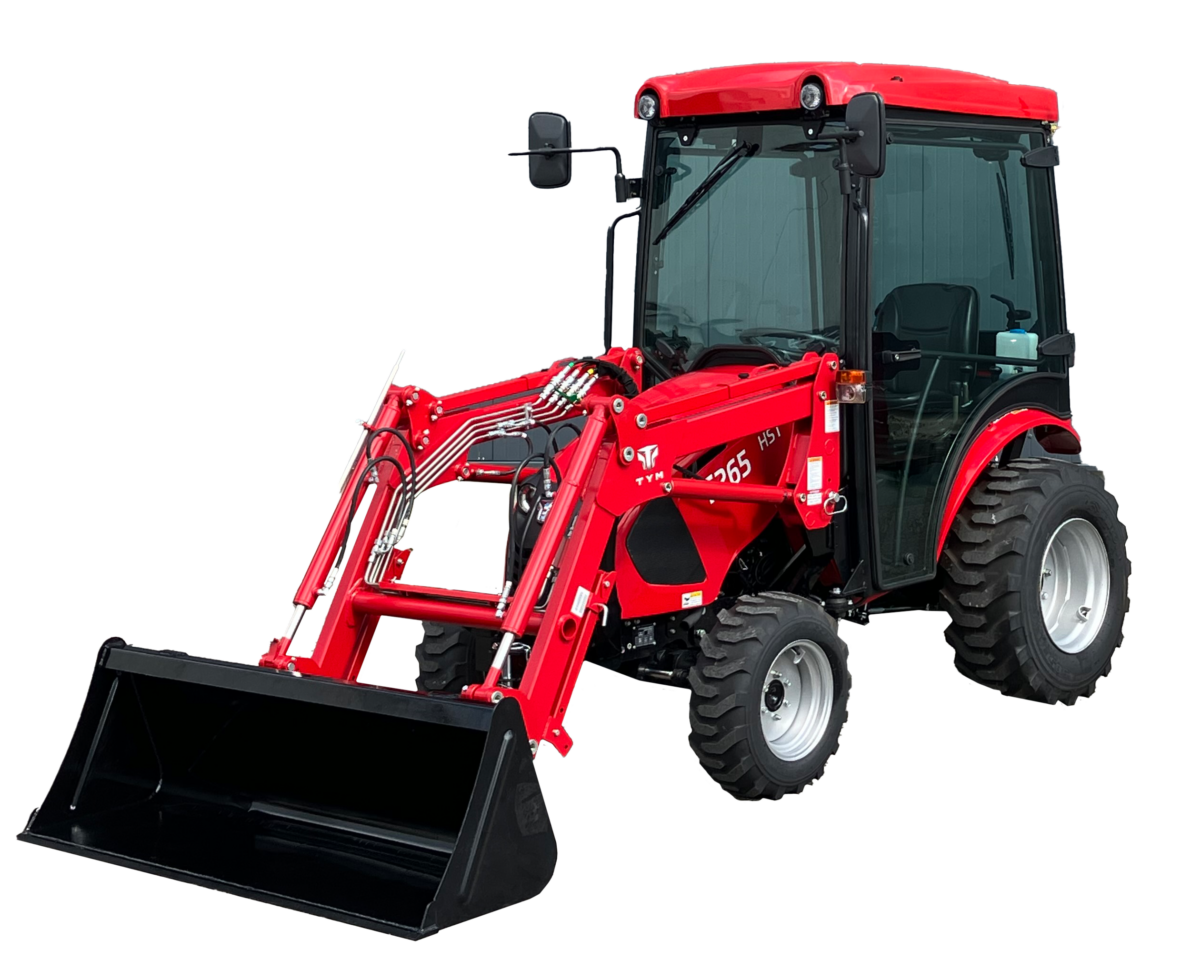 TYM Traktor T 265 mit Komfortkabine und Frontlader TX 2000 SL-E