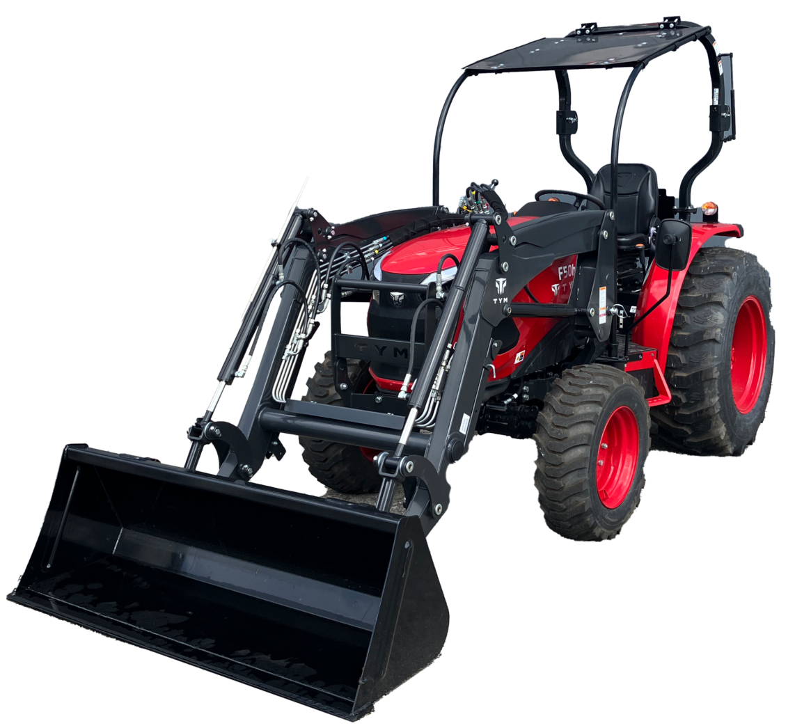 TYM Traktor F-Serie mit Frontlader BL15-SL-QB-DB und OPG