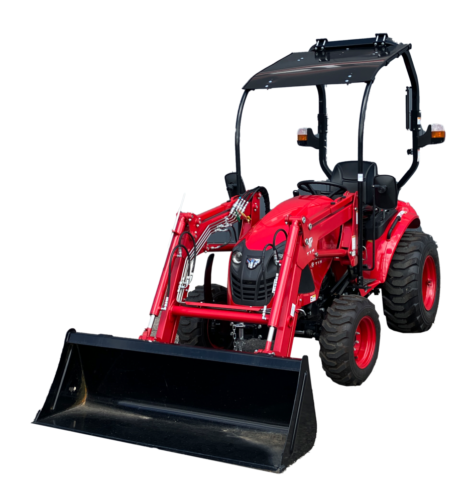 TYM Traktor T 265 mit Frontlader TX 2000 SL-E und OPG