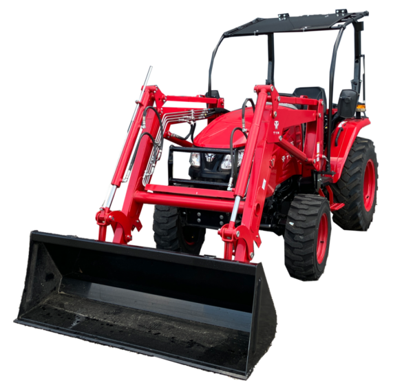 TYM Traktor T 475 mit Frontlader TX 47 SL-E und OPG
