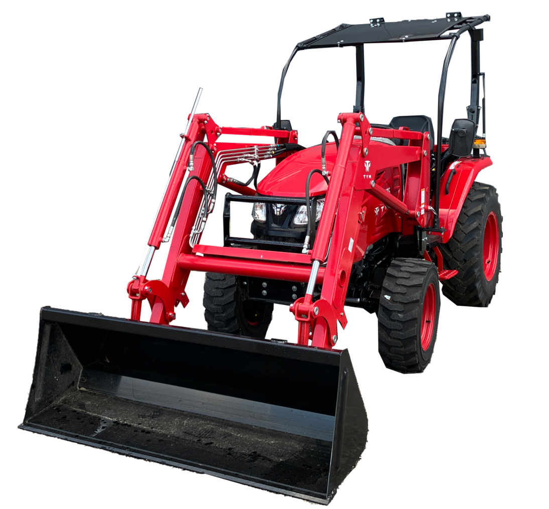 TYM Traktor T 475 mit Frontlader TX 47 SL-E und OPG